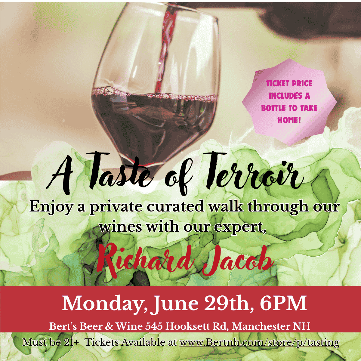 Taste of Terroir – Wine Tasting