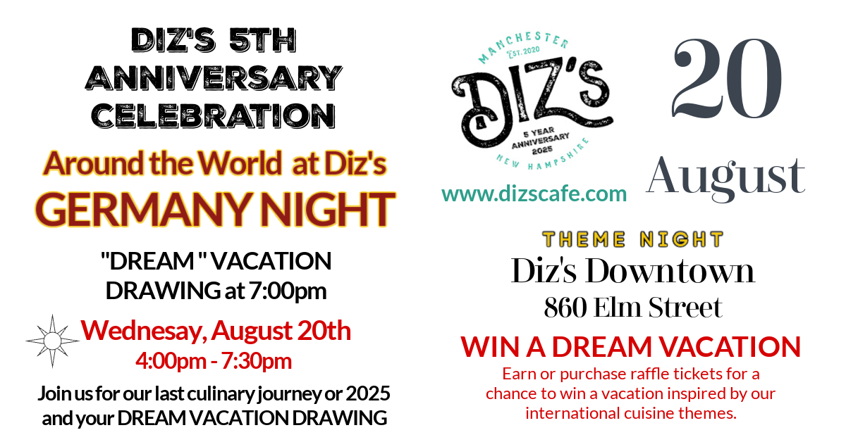 Around the World at Diz’s – Final Stop – GERMANY