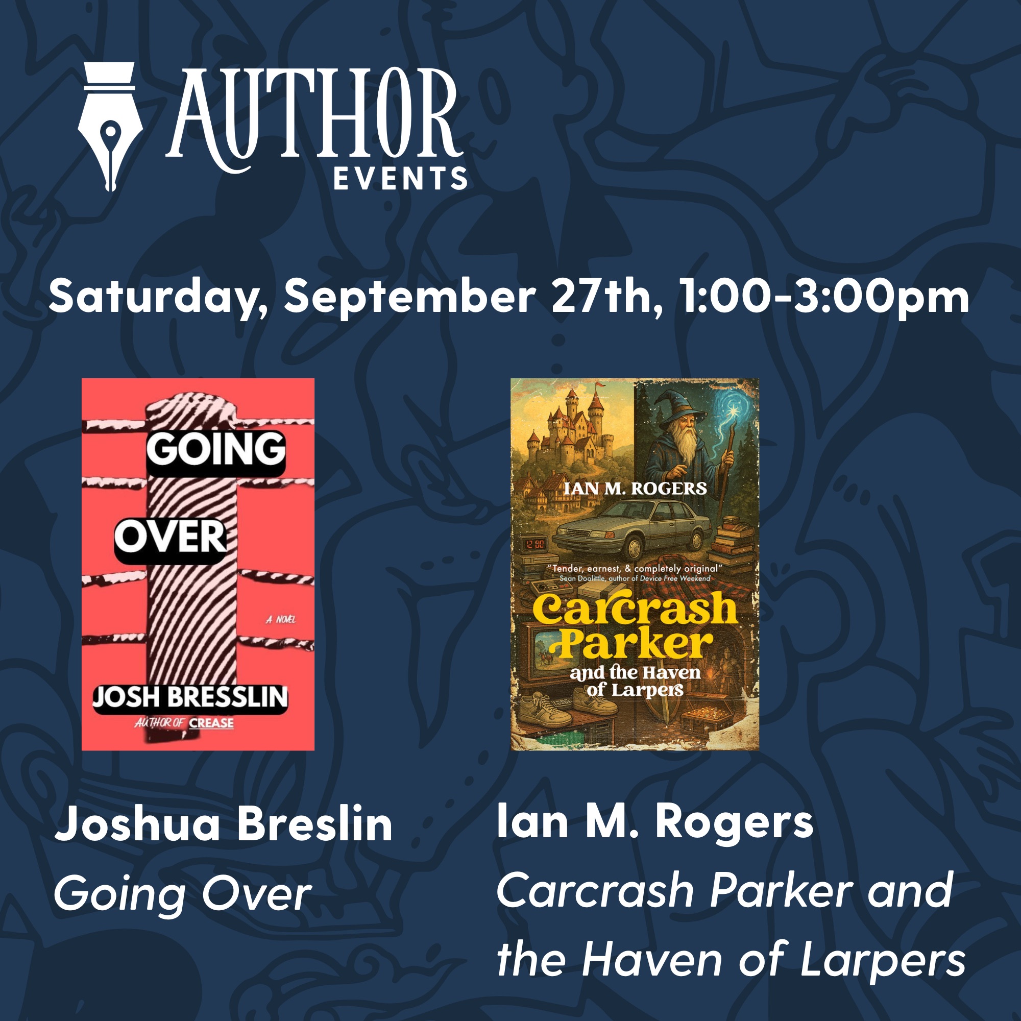 New Book Launch with Ian M. Rogers and Josh Bresslin