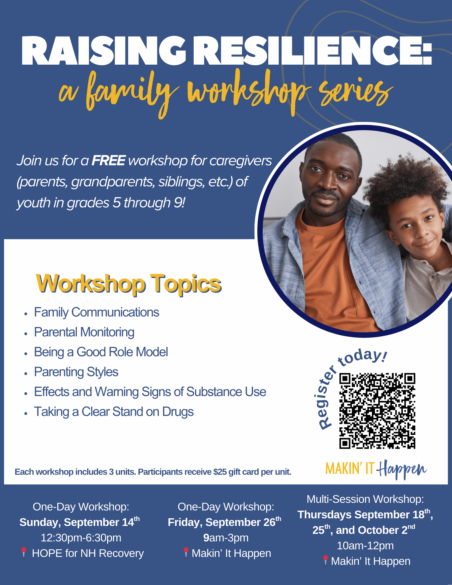 Raising Resilience: A Family Workshop Series