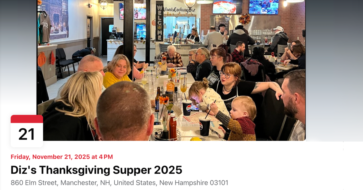 Diz’s Thanksgiving Supper 2025
